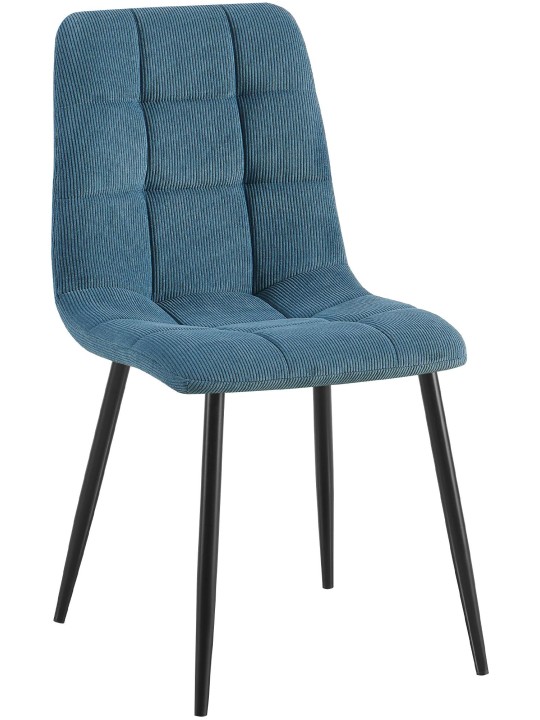 Eetkamerstoel Tilde Cord, blauw