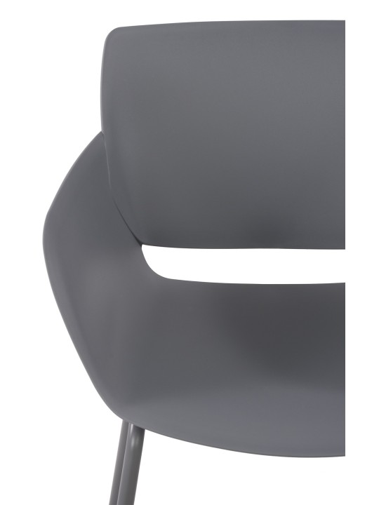 Set van 2 stoelen Alpena, donkergrijs Set van 2 stoelen Alpena, donkergrijs