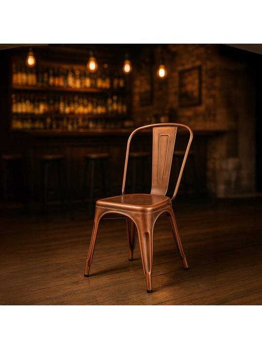 Set van 4 stoelen Benedikt, koper