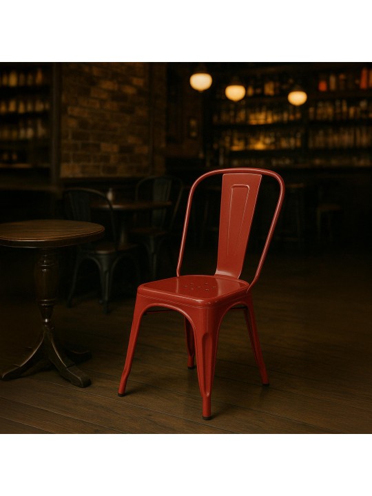 Set van 4 stoelen Benedikt, rood Set van 4 stoelen Benedikt, rood