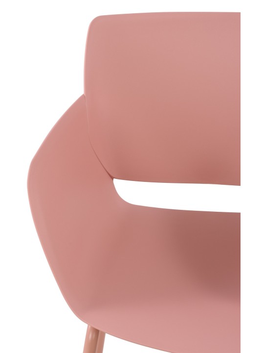 Set van 2 stoelen Alpena, roze