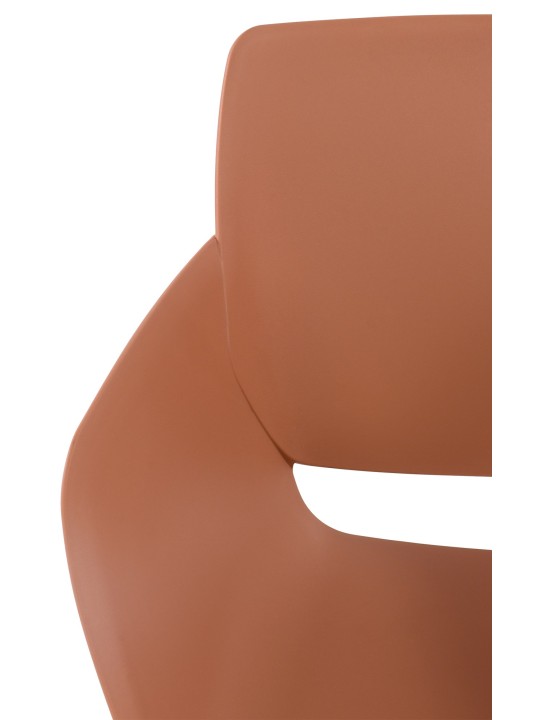 Set van 2 stoelen Alpena, terracotta Set van 2 stoelen Alpena, terracotta