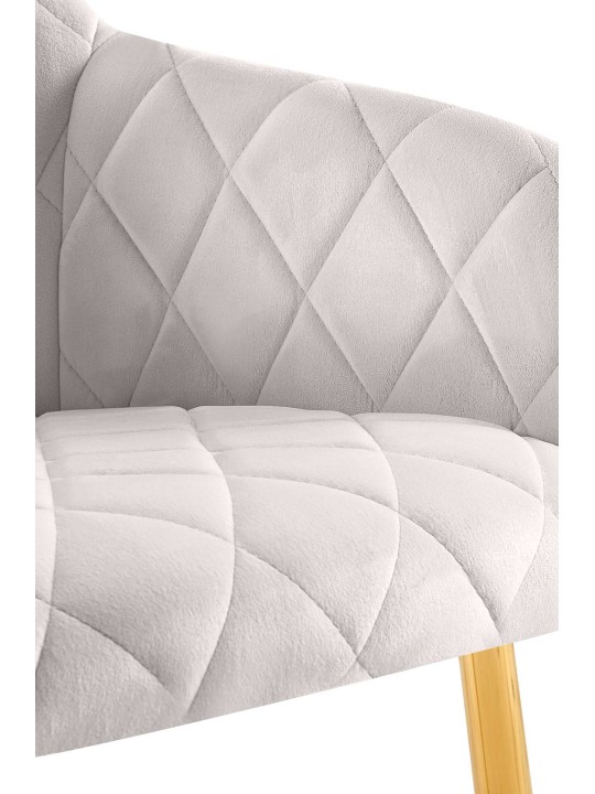 Eetkamerstoel Monett fluweel G, grijs Eetkamerstoel Monett fluweel G, grijs