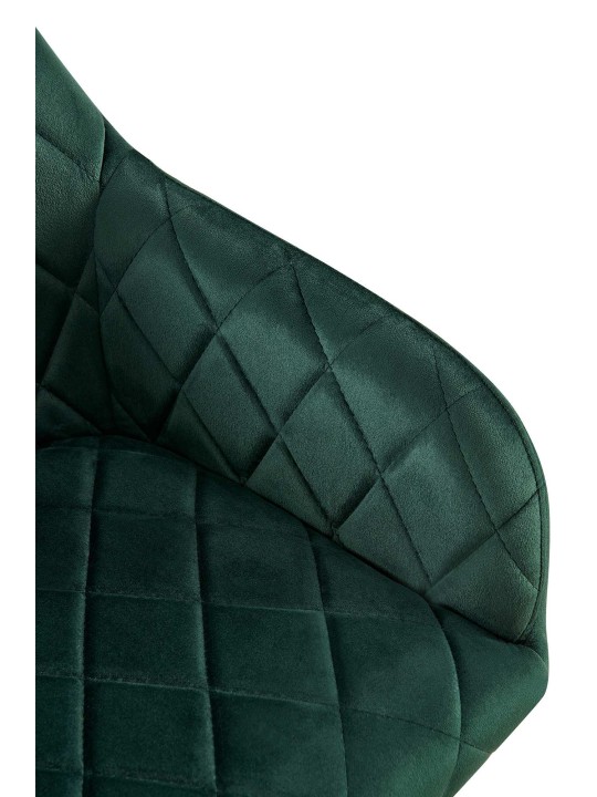 Set van 2 eetkamerstoelen Monett fluweel G, groen Set van 2 eetkamerstoelen Monett fluweel G, groen