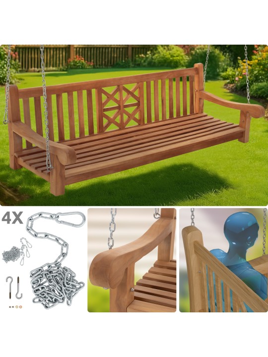 Schommelbank Farm 200 cm, teak Schommelbank Farm 200 cm, teak