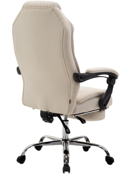 Bureaustoel Castle stof, crème