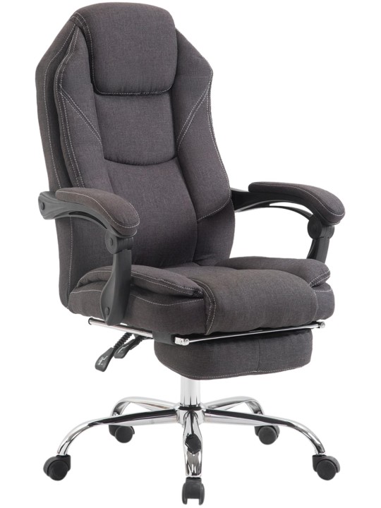 Bureaustoel Castle stof, donkergrijs