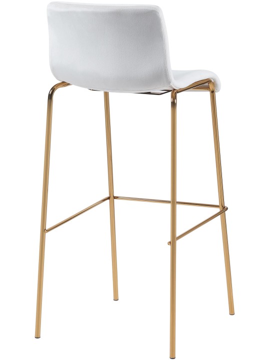 Barkruk Hoover Fluweel 1,20 meter Goud, crème