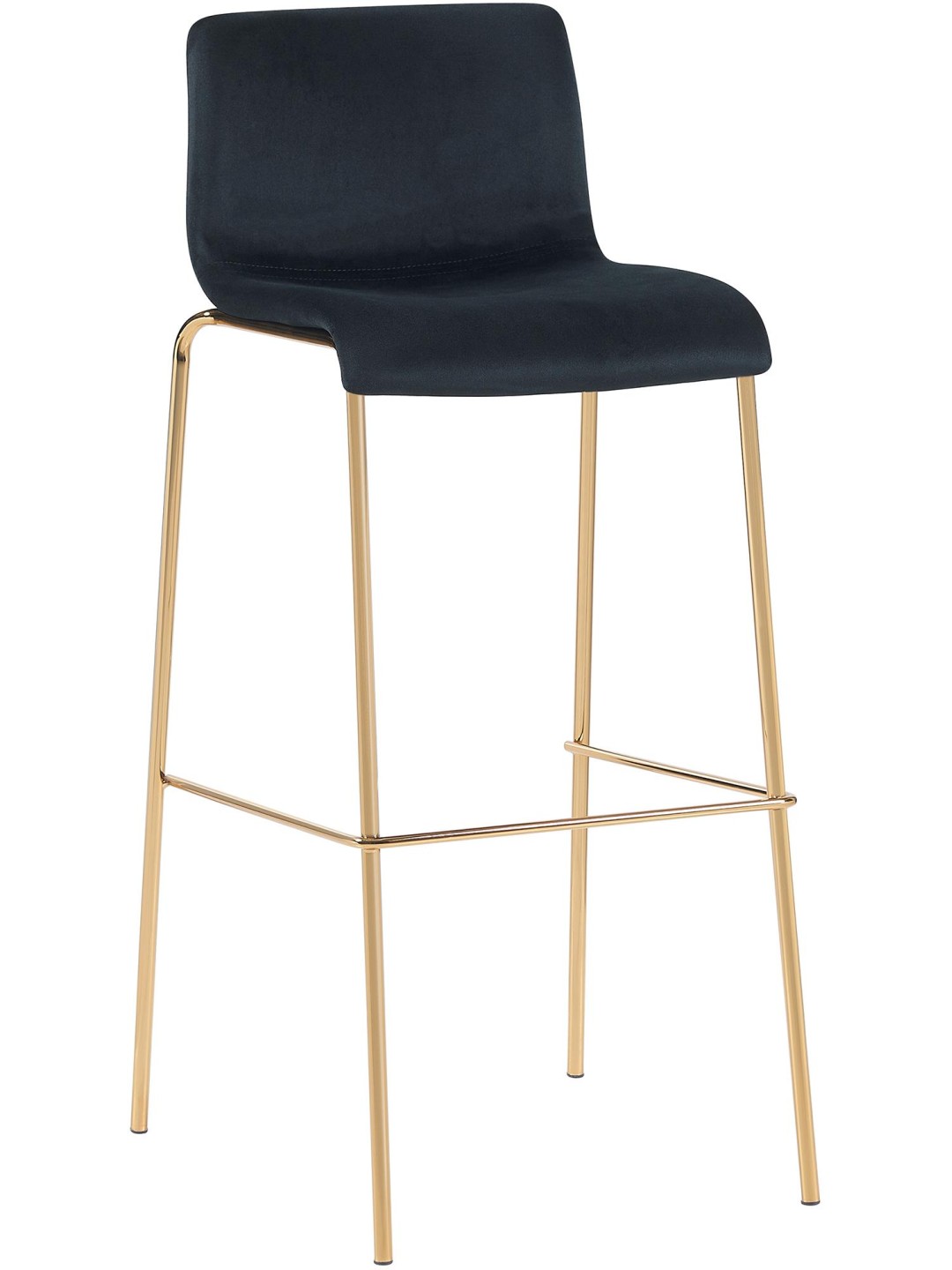 Barkruk Hoover Fluweel 1,20 meter Goud, zwart