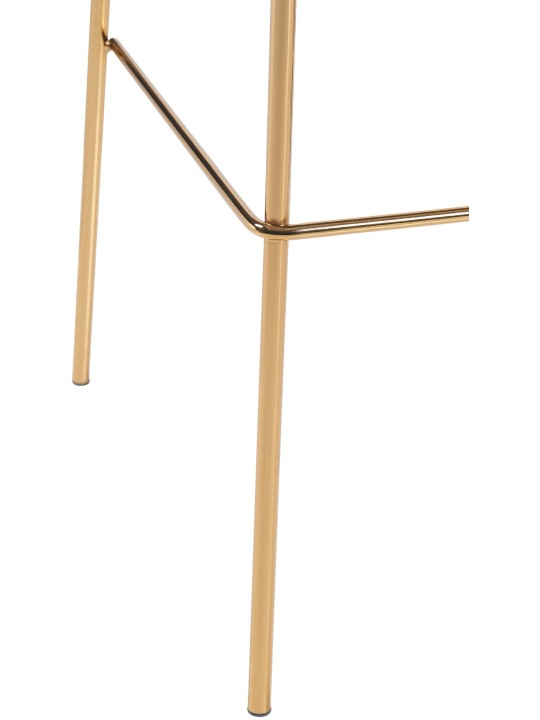 Barkruk Hoover Fluweel 1,20 meter Goud, zwart