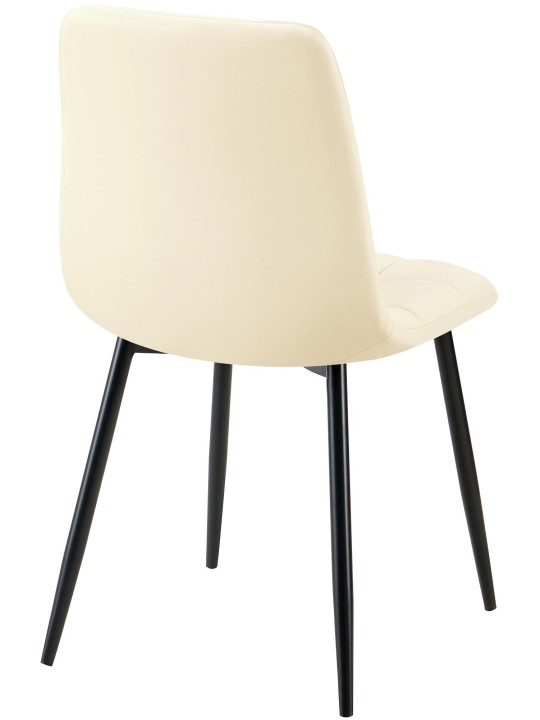 Eetkamerstoel Antibes kunstleer, crème Eetkamerstoel Antibes kunstleer, crème