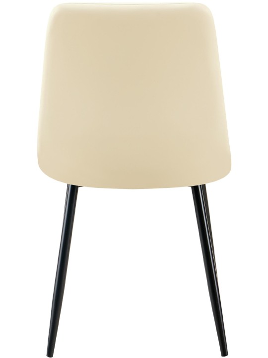 Eetkamerstoel Antibes kunstleer, crème Eetkamerstoel Antibes kunstleer, crème