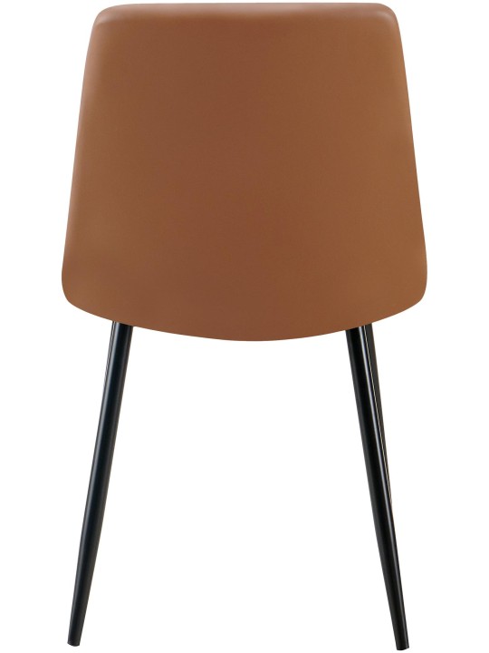 Eetkamerstoel Antibes kunstleer, donkerbruin Eetkamerstoel Antibes kunstleer, donkerbruin