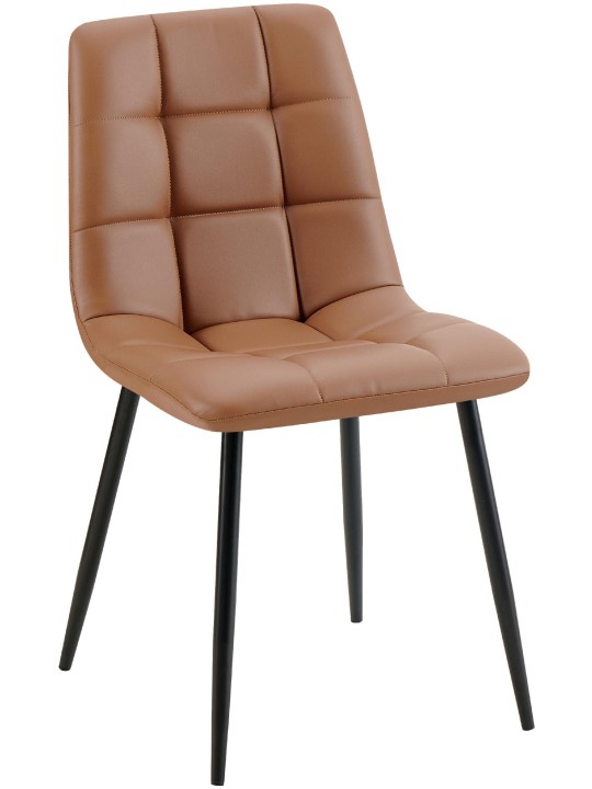 Eetkamerstoel Antibes kunstleer, donkerbruin Eetkamerstoel Antibes kunstleer, donkerbruin