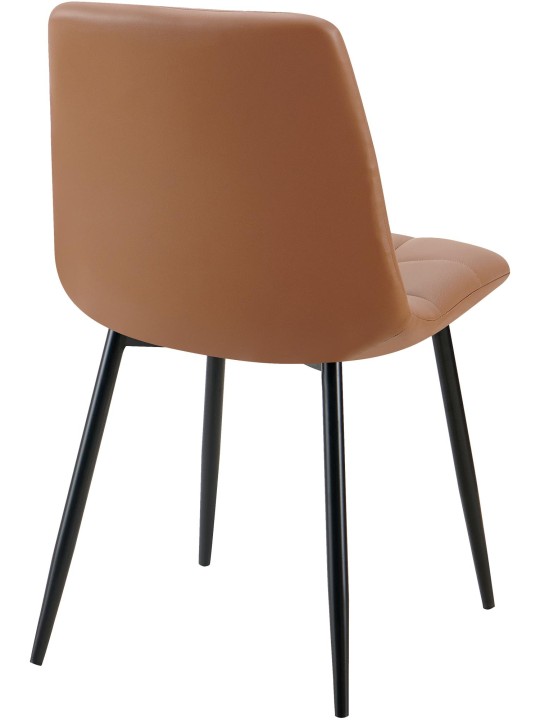 Eetkamerstoel Antibes kunstleer, donkerbruin Eetkamerstoel Antibes kunstleer, donkerbruin