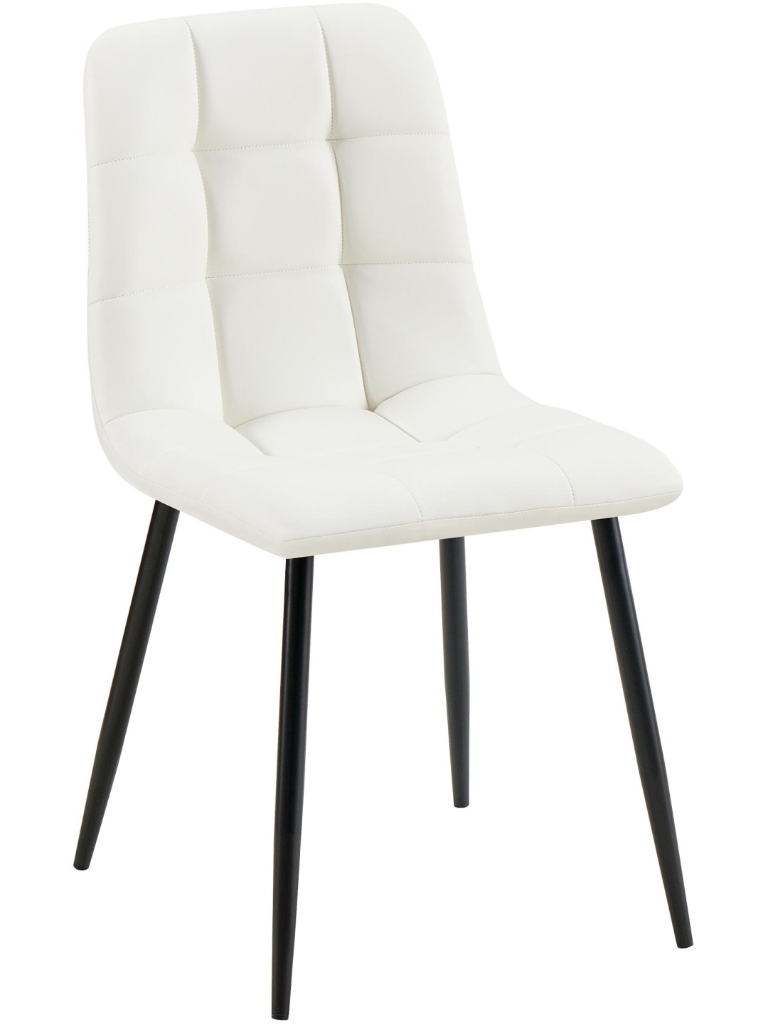 Eetkamerstoel Antibes kunstleer, wit