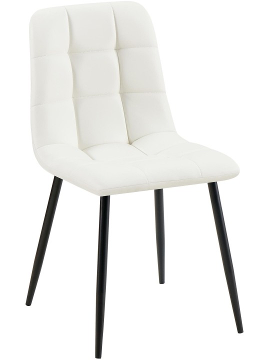 Eetkamerstoel Antibes kunstleer, wit