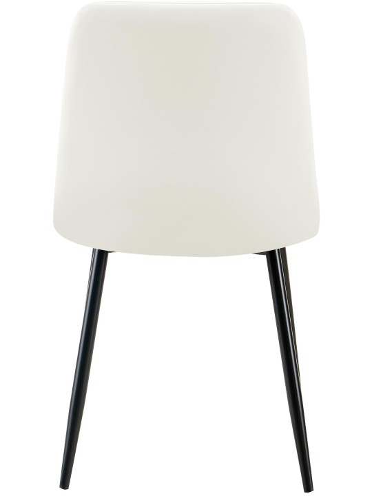 Eetkamerstoel Antibes kunstleer, wit