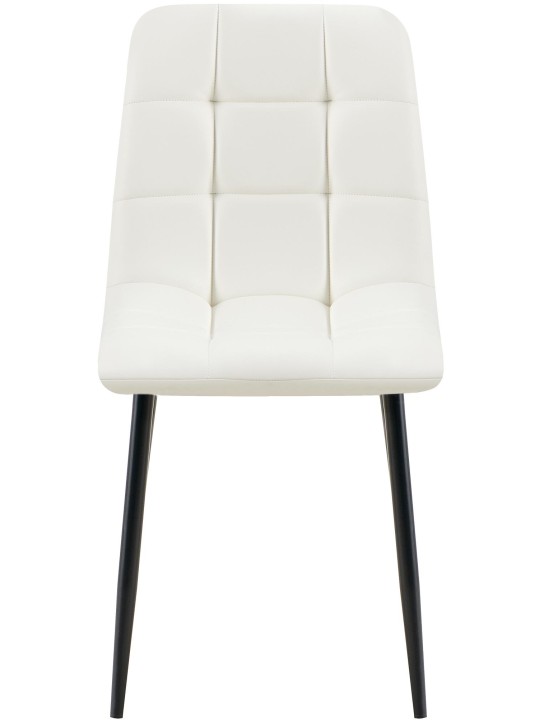 Eetkamerstoel Antibes kunstleer, wit