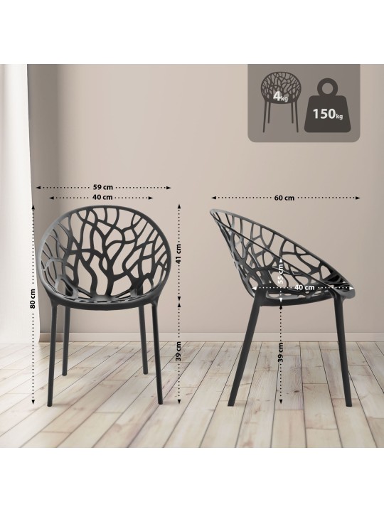 Hoscana zitgroep, zwart