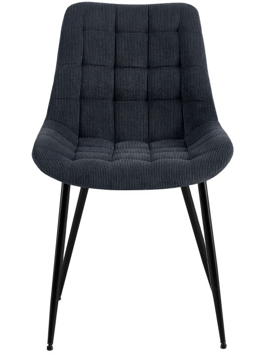 Sardna Cord eetkamerstoel, zwart Sardna Cord eetkamerstoel, zwart