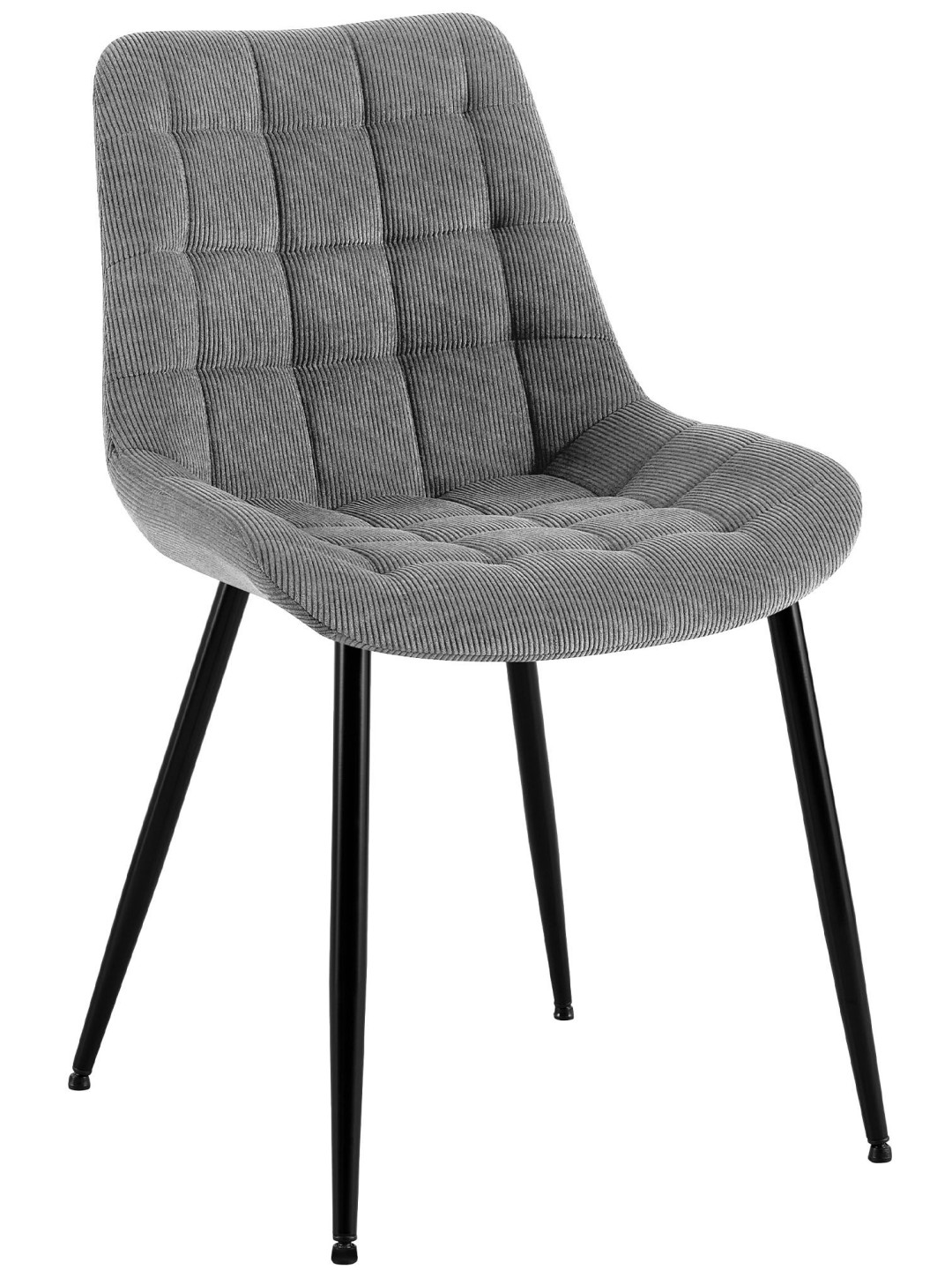 Sardna Cord eetkamerstoel, grijs