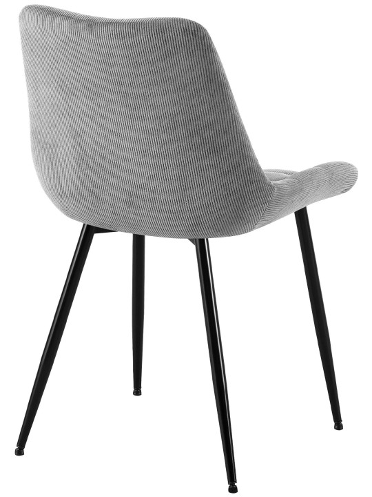 Sardna Cord eetkamerstoel, grijs