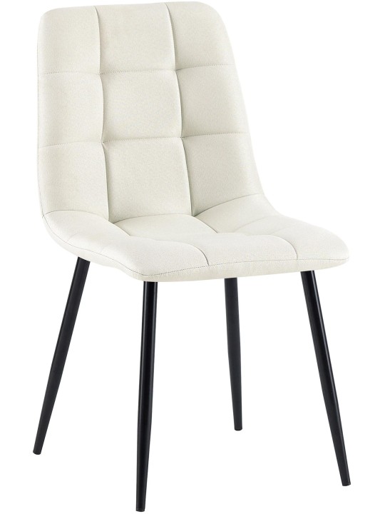 Eetkamerstoel Antibes stof, crème Eetkamerstoel Antibes stof, crème