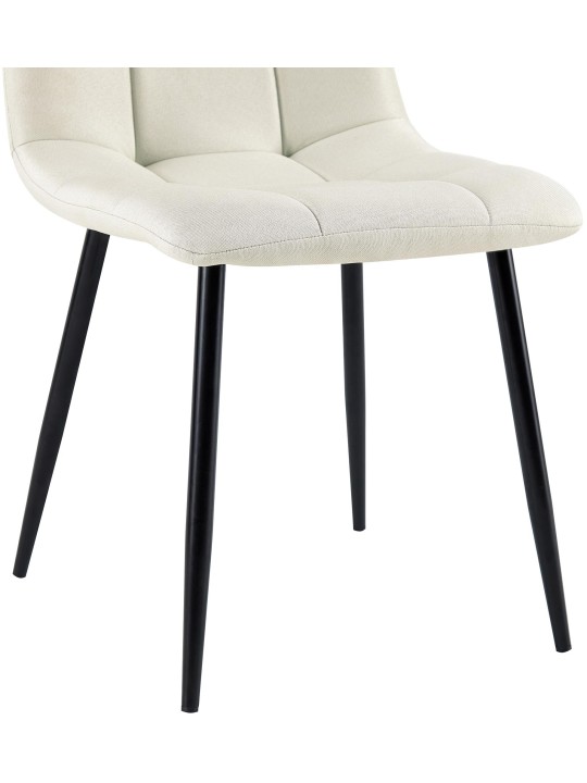 Eetkamerstoel Antibes stof, crème Eetkamerstoel Antibes stof, crème