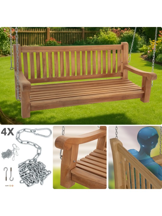 Schommelbank Joyce 150 cm, teak