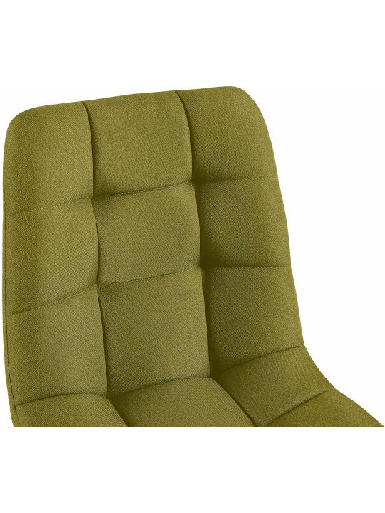 Set van 4 eetkamerstoelen Antibes stof, groen