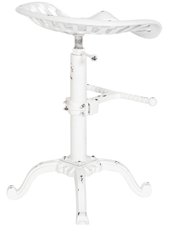 Set van 2 barkrukken Butch, antiek wit Set van 2 barkrukken Butch, antiek wit