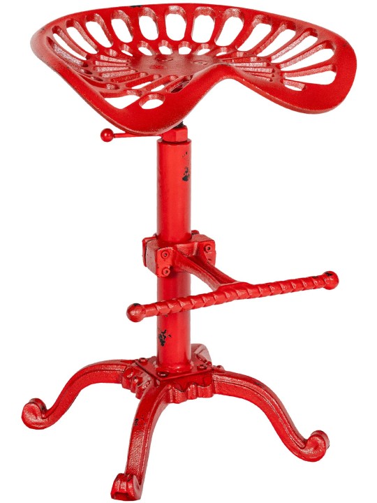 Set van 2 barkrukken Butch, rood Set van 2 barkrukken Butch, rood
