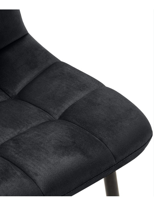 Set van 4 eetkamerstoelen Antibes, zwart Set van 4 eetkamerstoelen Antibes, zwart