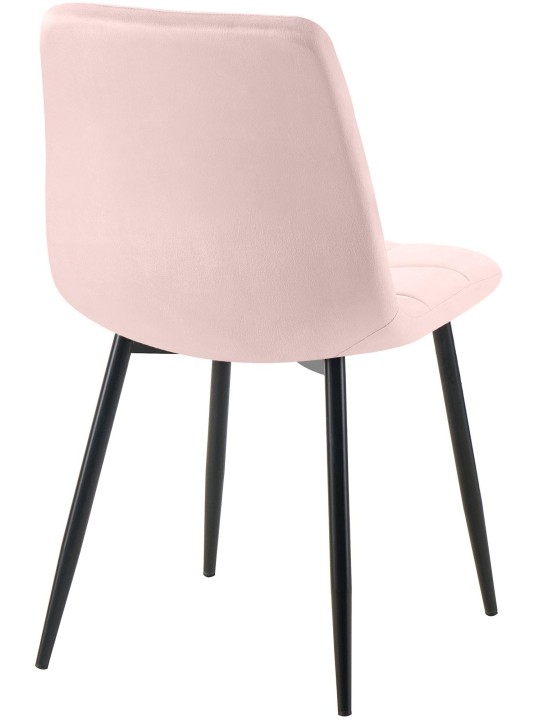 Set van 4 eetkamerstoelen Antibes, roze Set van 4 eetkamerstoelen Antibes, roze