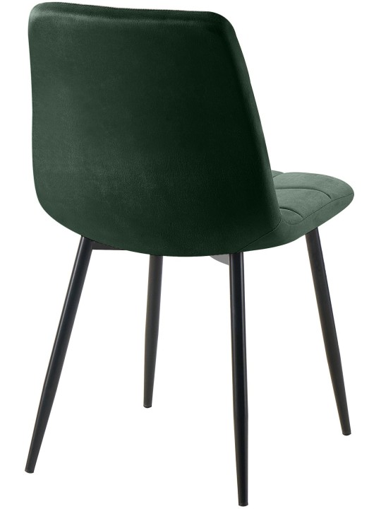 Set van 4 eetkamerstoelen Antibes, groen