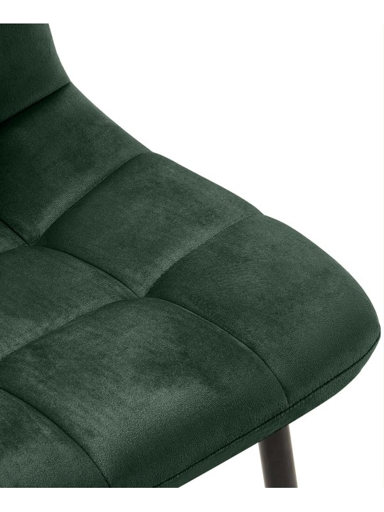 Set van 4 eetkamerstoelen Antibes, groen