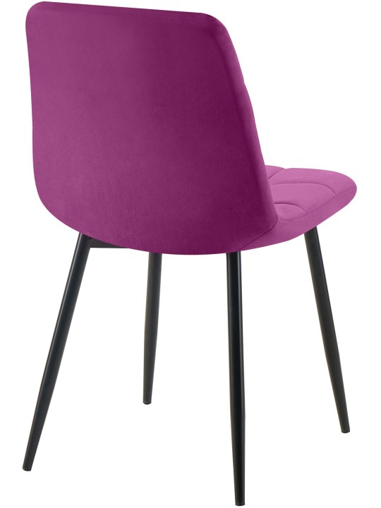 Set van 4 eetkamerstoelen Antibes, lila Set van 4 eetkamerstoelen Antibes, lila