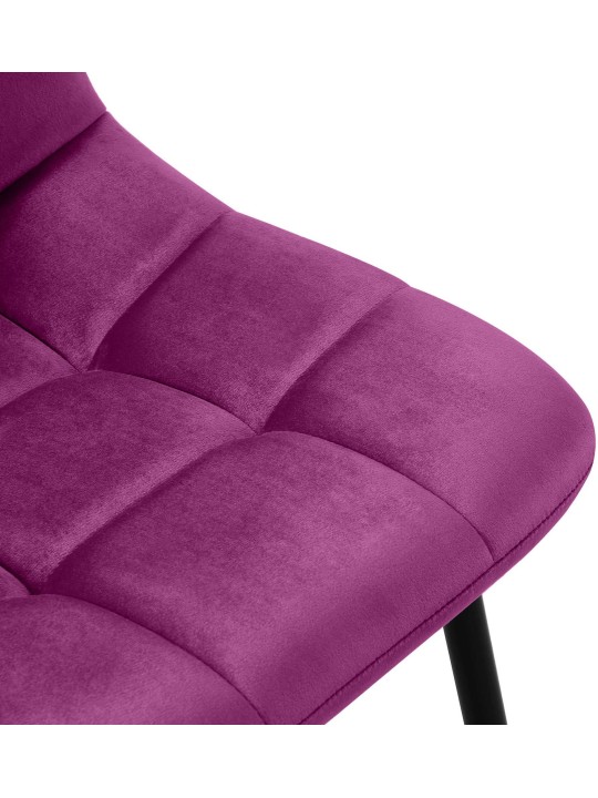 Set van 4 eetkamerstoelen Antibes, lila Set van 4 eetkamerstoelen Antibes, lila