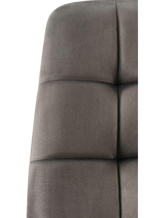 Set van 4 eetkamerstoelen Antibes, antraciet