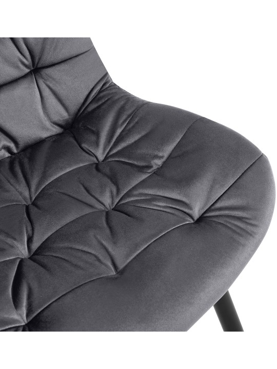 Set van 2 Rossford eetkamerstoelen, donkergrijs