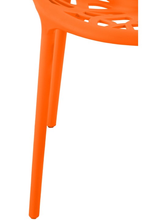 Set van 4 stoelen Hope, oranje