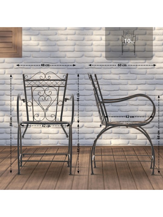 Stoel Sheela, brons Stoel Sheela, brons