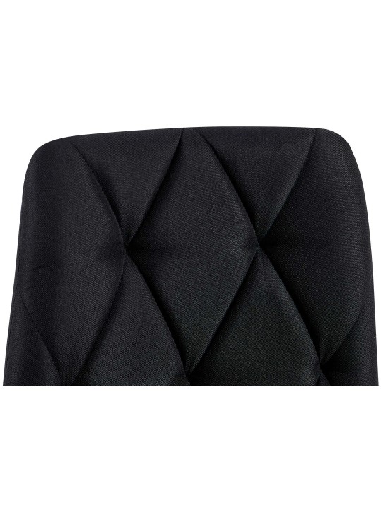 Eetkamerstoel Clairton stof, zwart Eetkamerstoel Clairton stof, zwart