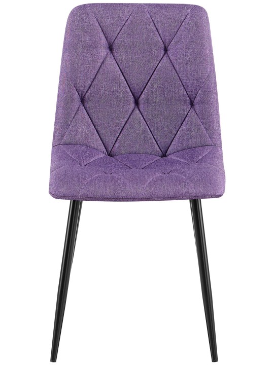 Eetkamerstoel Clairton stof, lila