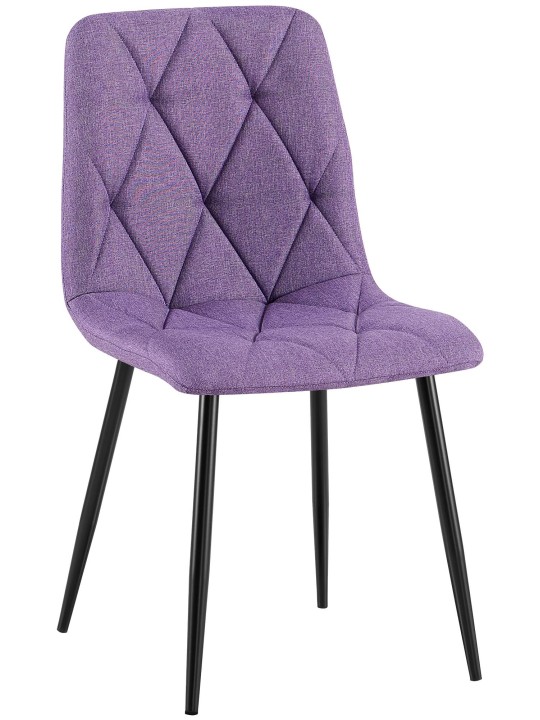 Eetkamerstoel Clairton stof, lila