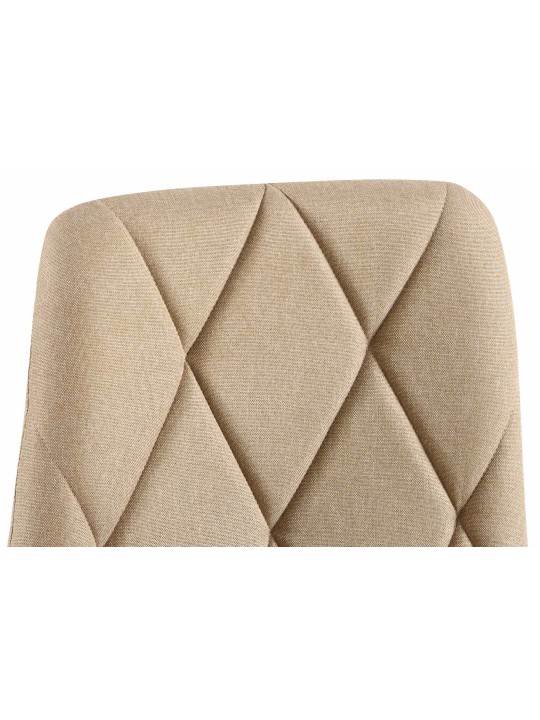 Eetkamerstoel Clairton stof, taupe Eetkamerstoel Clairton stof, taupe