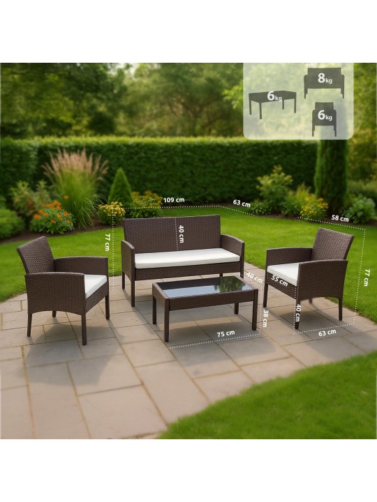 Ramunda zitgroep, bruin