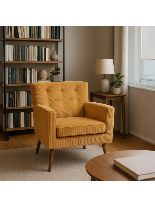 Fauteuil Kioni Koord, oranje Fauteuil Kioni Koord, oranje