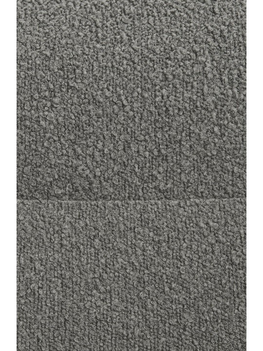 Eetkamerstoel Merlinda stof Teddy, grijs